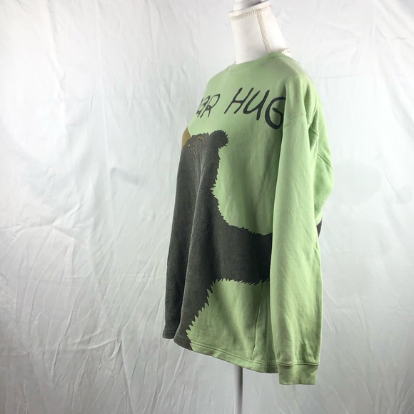 Lazy One Bear Hugs Pullover Sweatshirt Sz M - Picture 4 of 8